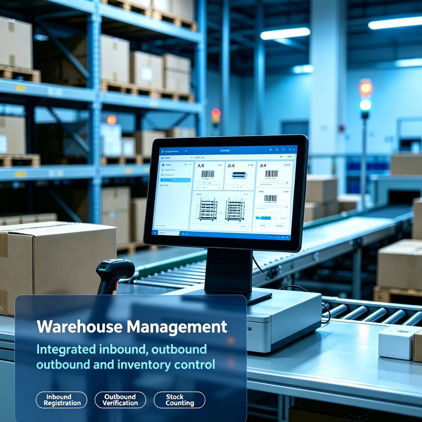 Production line monitoring panel PC